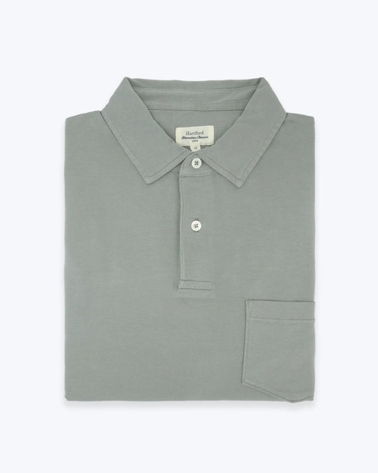 POLO DE MANGA LARGA JERSEY VERDE HARTFORD