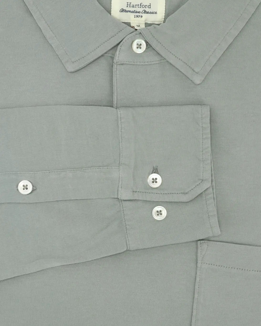 POLO DE MANGA LARGA JERSEY VERDE HARTFORD