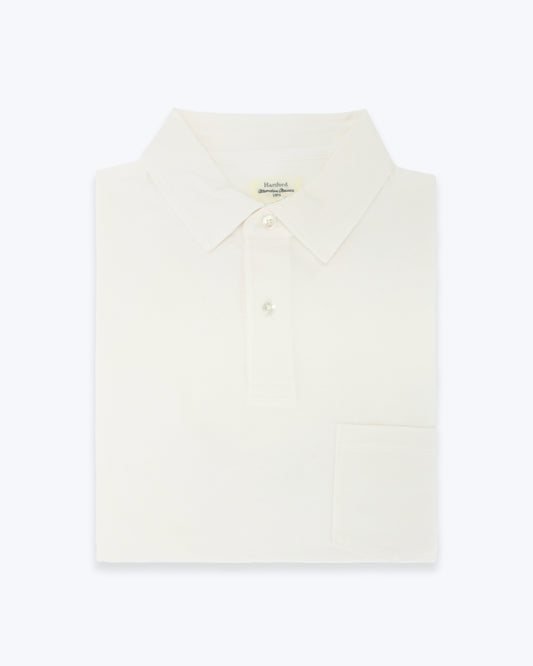 POLO DE PIQUÉ BLANCO MANGA CORTA HARTFORD