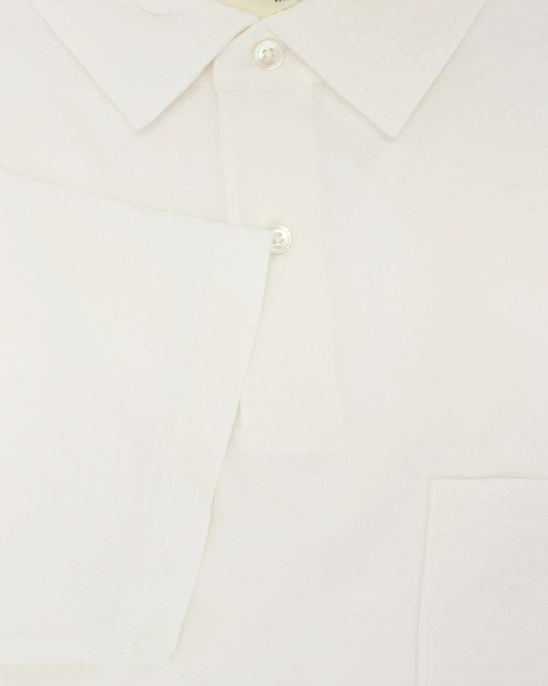 POLO DE PIQUÉ BLANCO MANGA CORTA HARTFORD