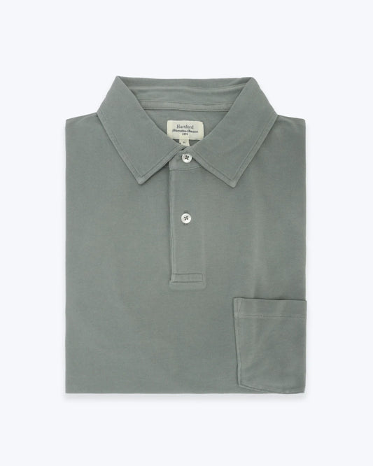 POLO DE PIQUÉ DE MANGA CORTA VERDE HARTFORD