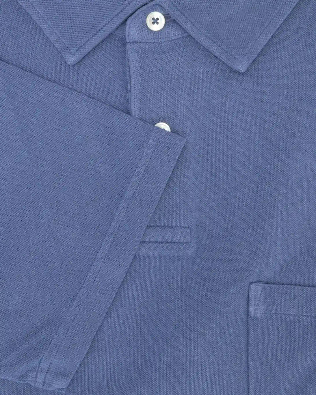 POLO DE PIQUÉ DE MANGA CORTA AZUL HARTFORD