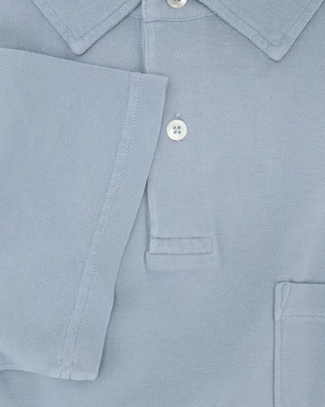 POLO DE PIQUÉ DE MANGA CORTA AZUL CLARO HARTFORD