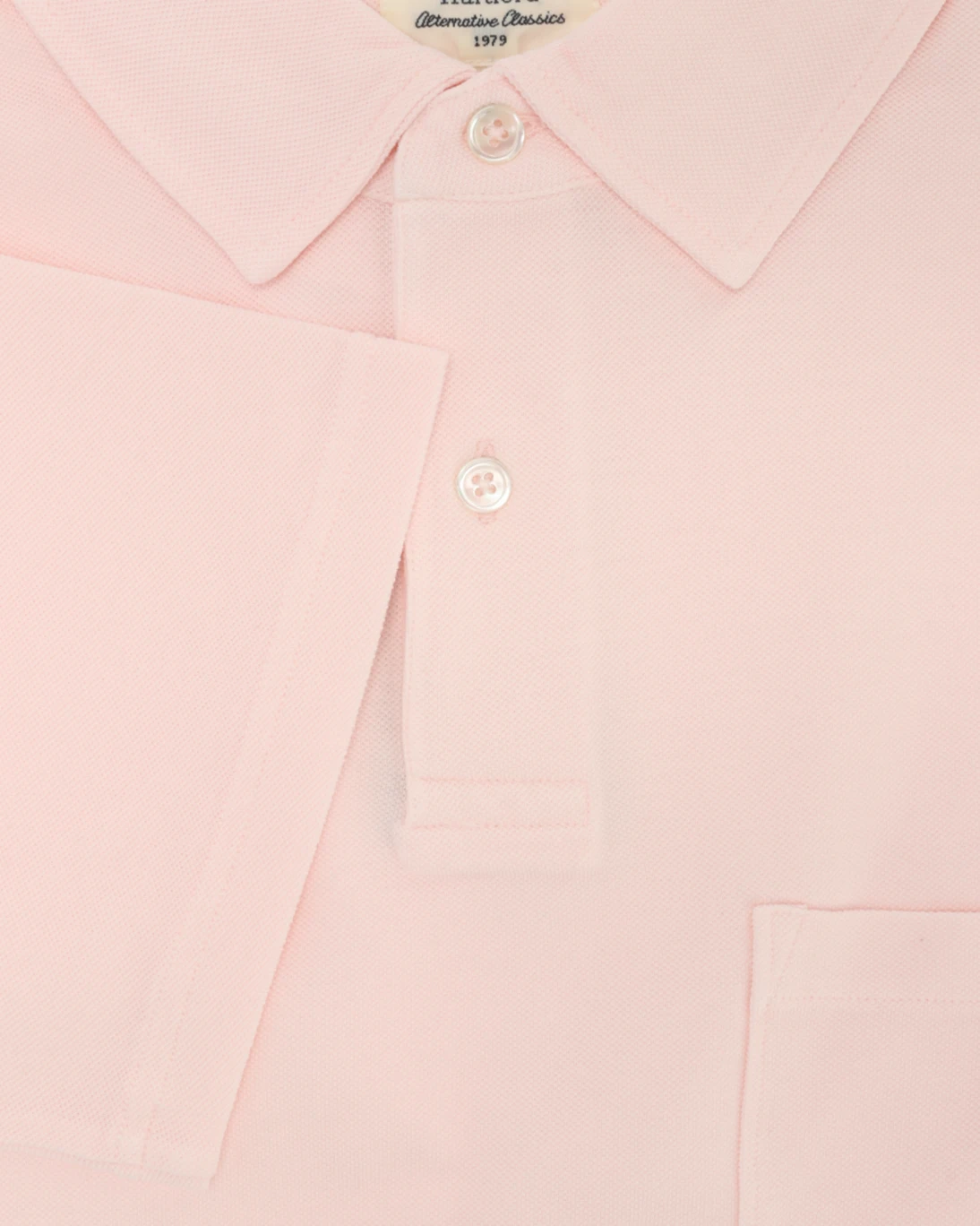 POLO DE PIQUÉ MANGA CORTA ROSA CLARO HARTFORD