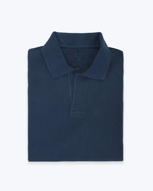 POLO DE JERSEY MANGA CORTA NAVY HARTFORD