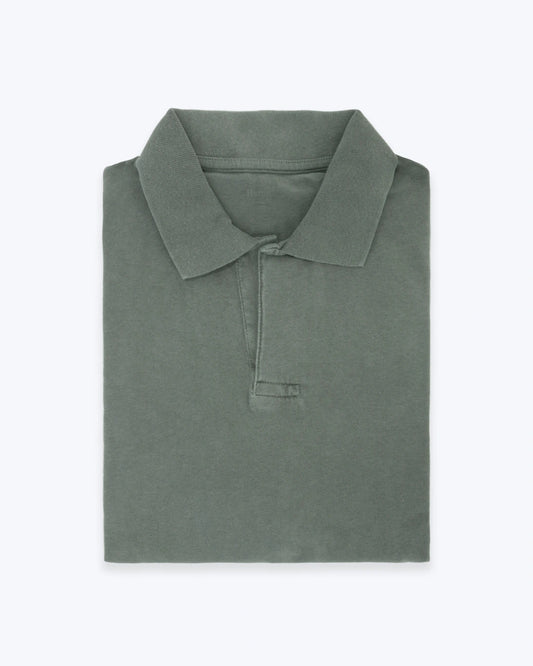 POLO DE JERSEY MANGA CORTA VERDE HARTFORD