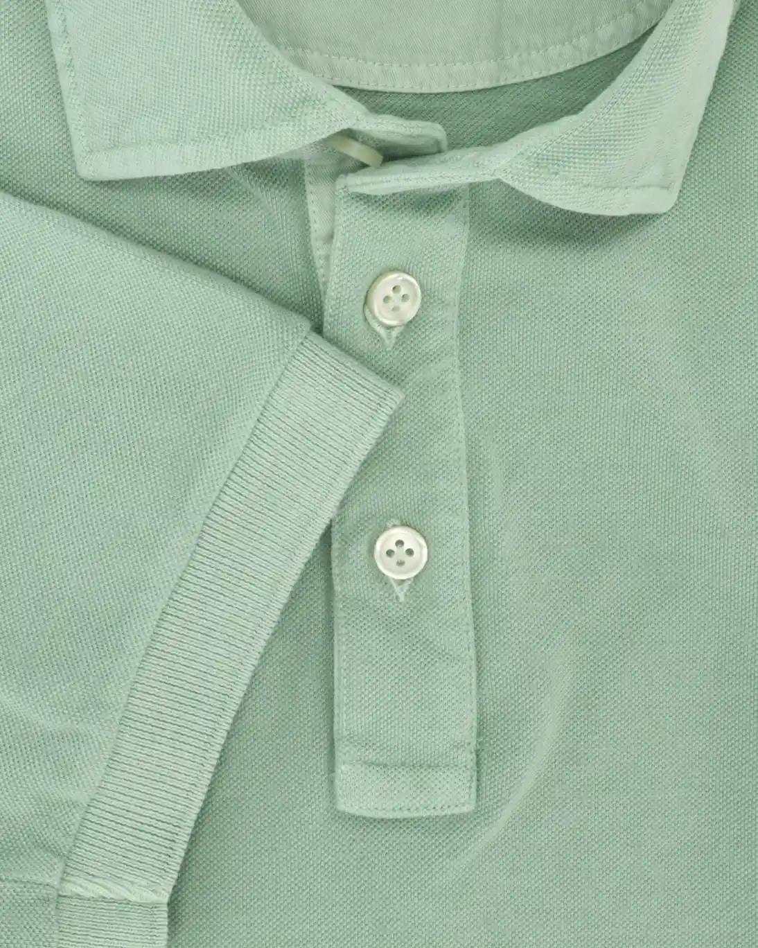 POLO DE MANGA CORTA PIQUÉ VERDE CLARO SONRISA