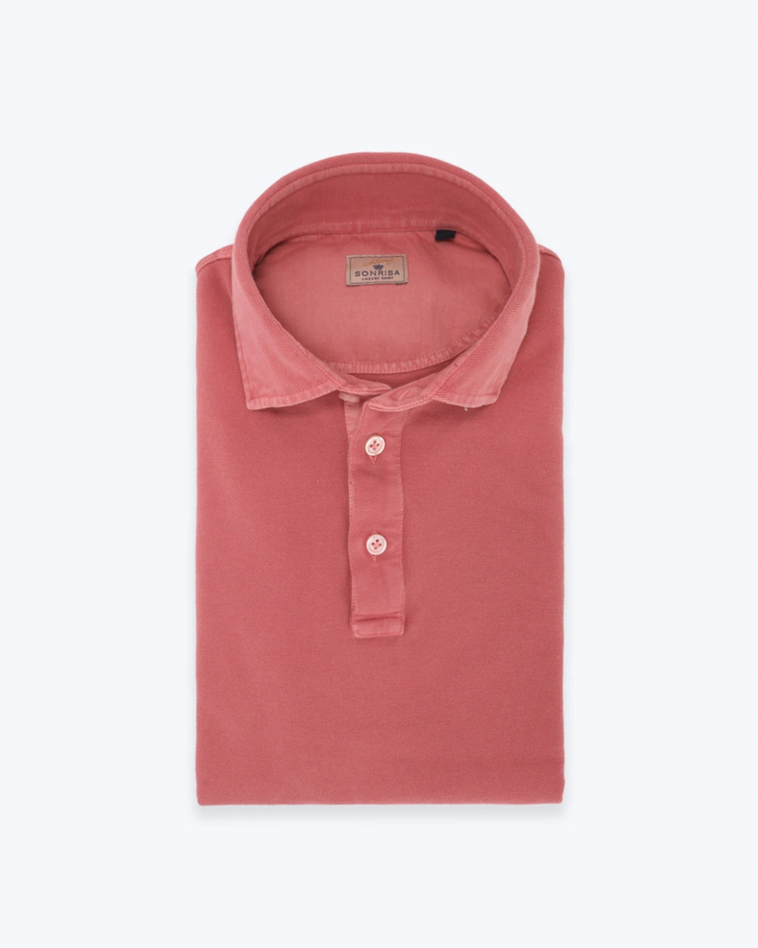 POLO DE MANGA CORTA PIQUÉ FRESA SONRISA