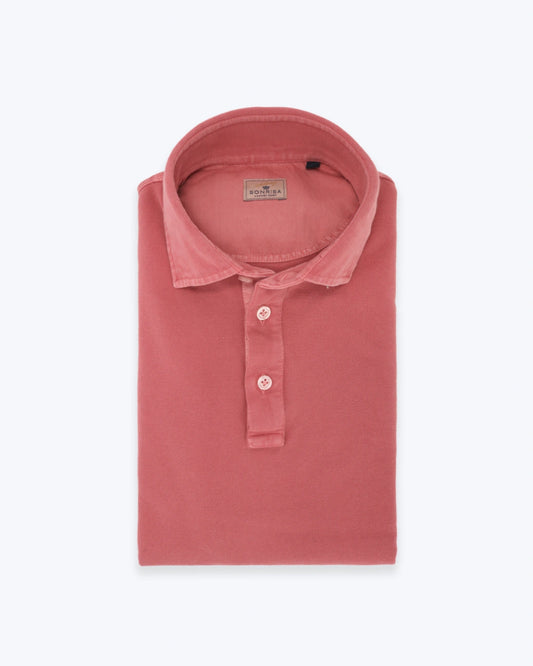 POLO DE MANGA CORTA PIQUÉ FRESA SONRISA