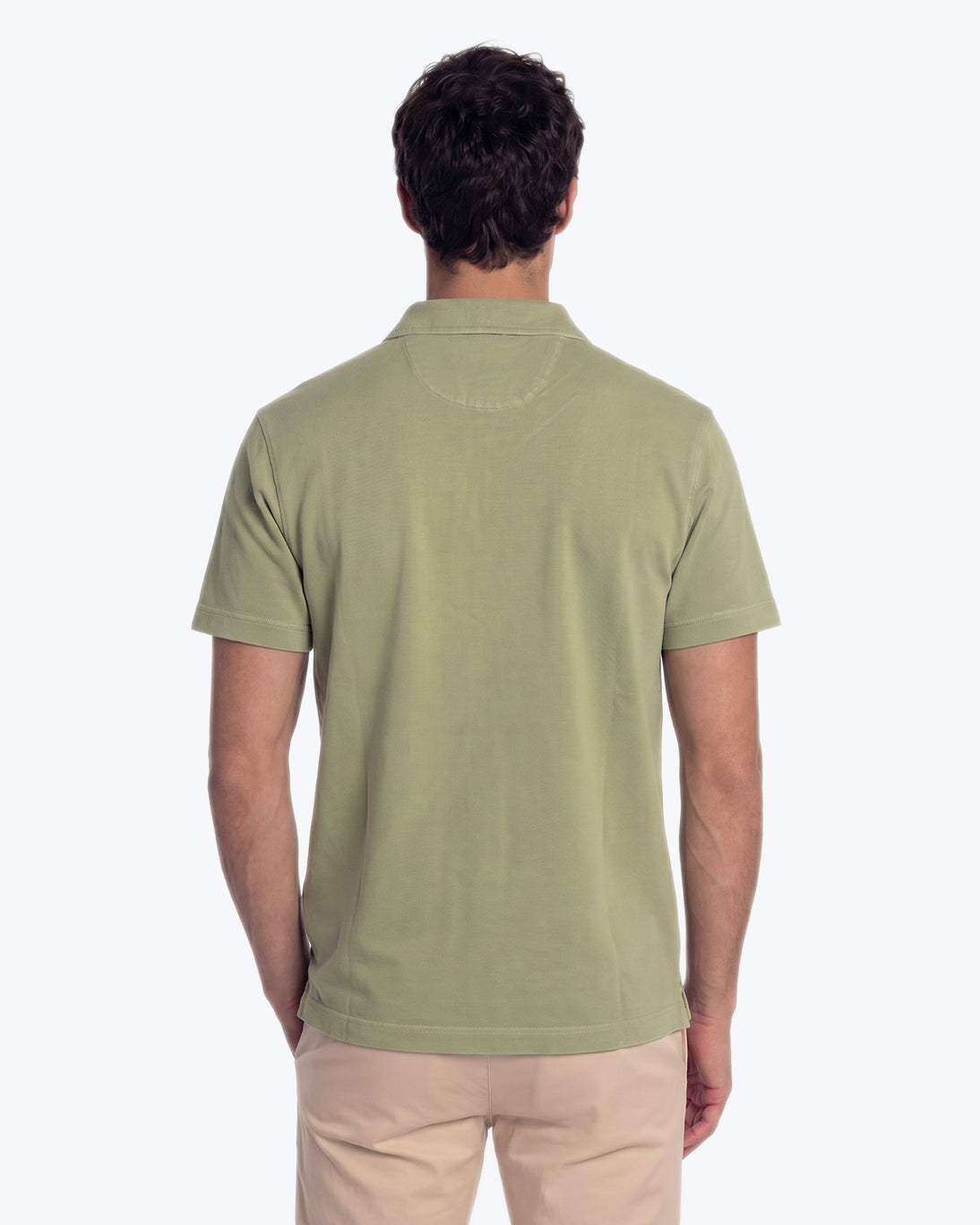 POLO DE JERSEY MANGA CORTA VERDE TWAY