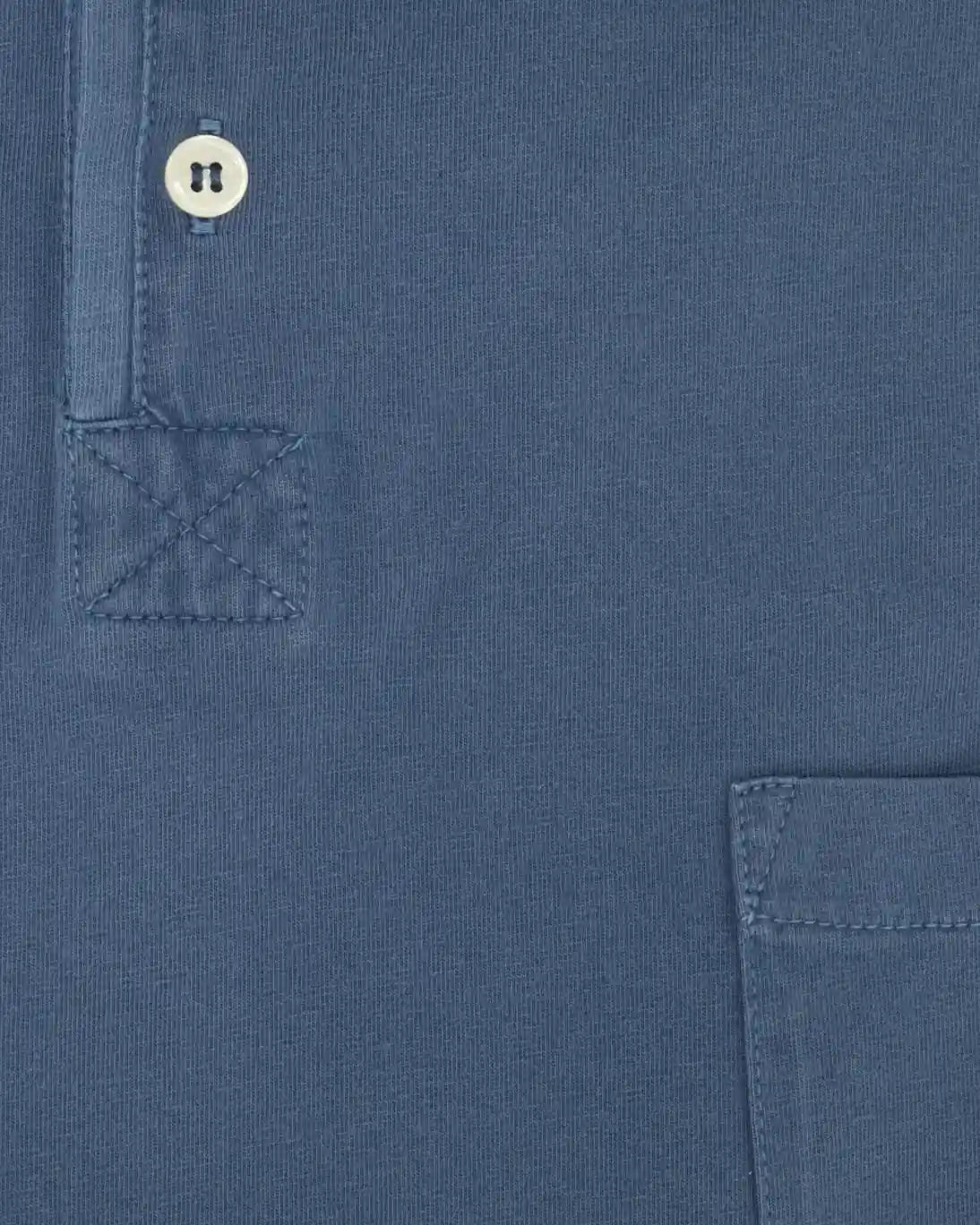 POLO DE MANGA LARGA JERSEY AZUL MEDIO TWAY