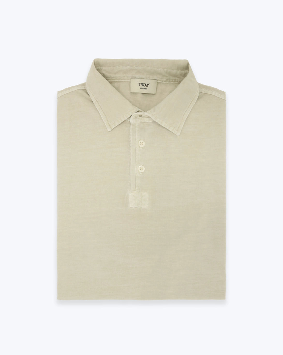 POLO DE JERSEY MANGA CORTA BEIGE TWAY
