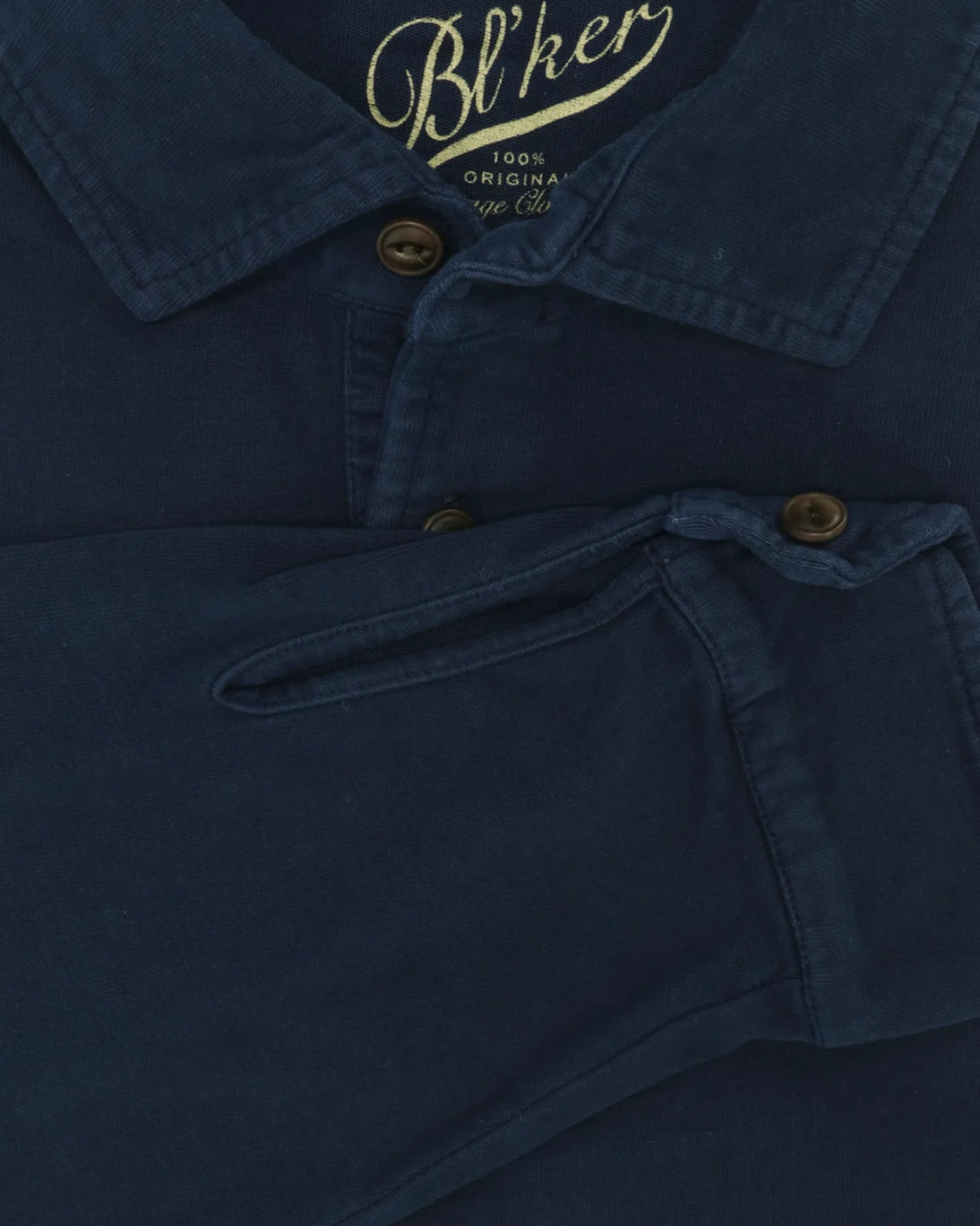 POLO MANGA LARGA NAVY BL’KER