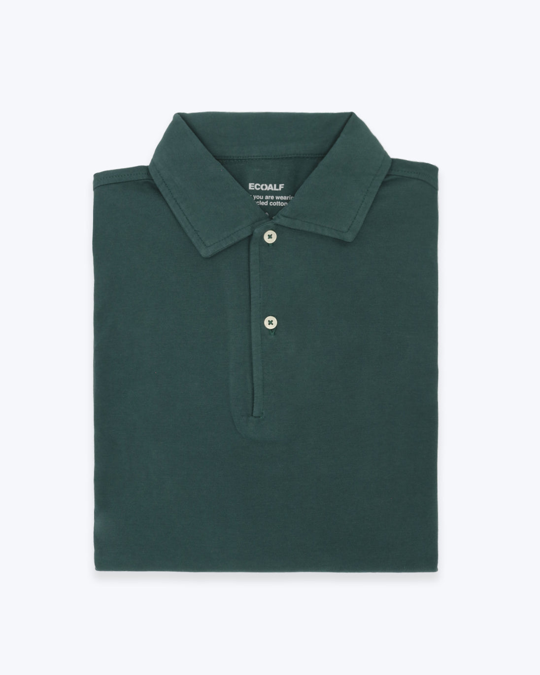 POLO ECOALF MANGA LARGA VERDE