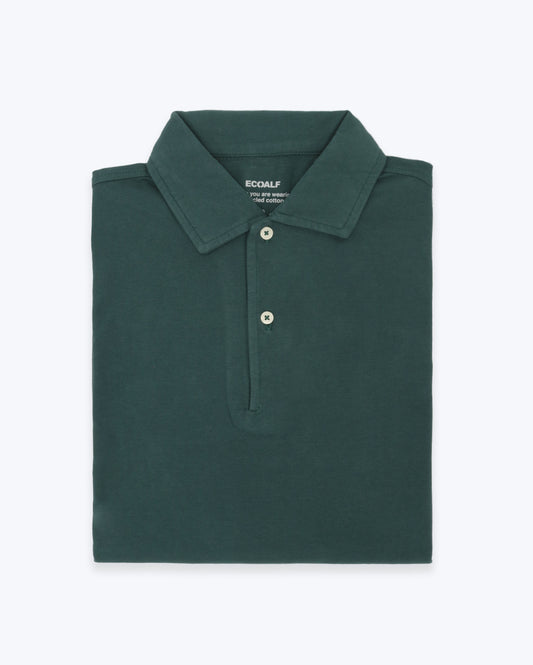 POLO ECOALF MANGA LARGA VERDE