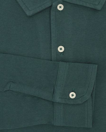 POLO ECOALF MANGA LARGA VERDE