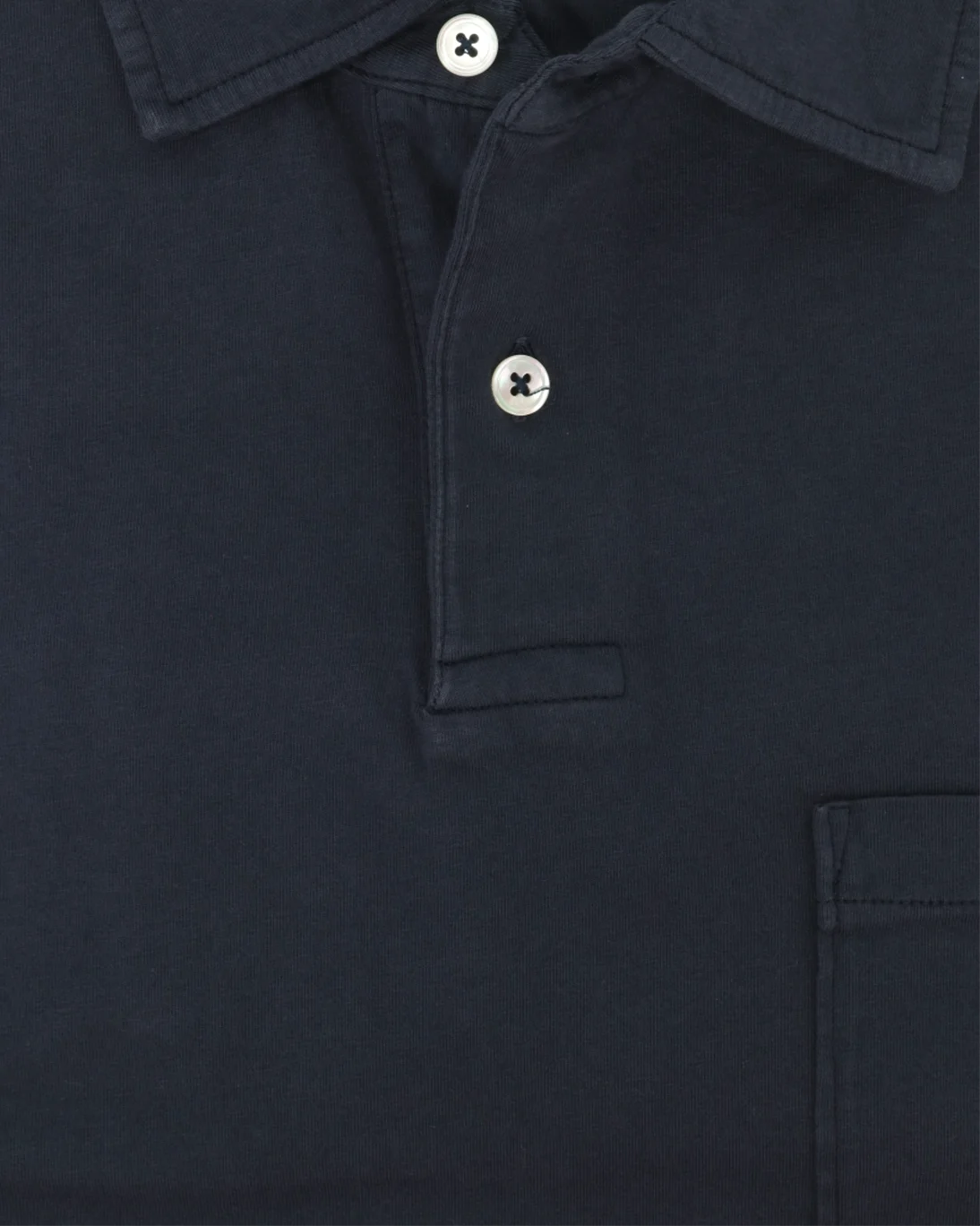 POLO HARTFORD MANGA LARGA AZUL NAVY