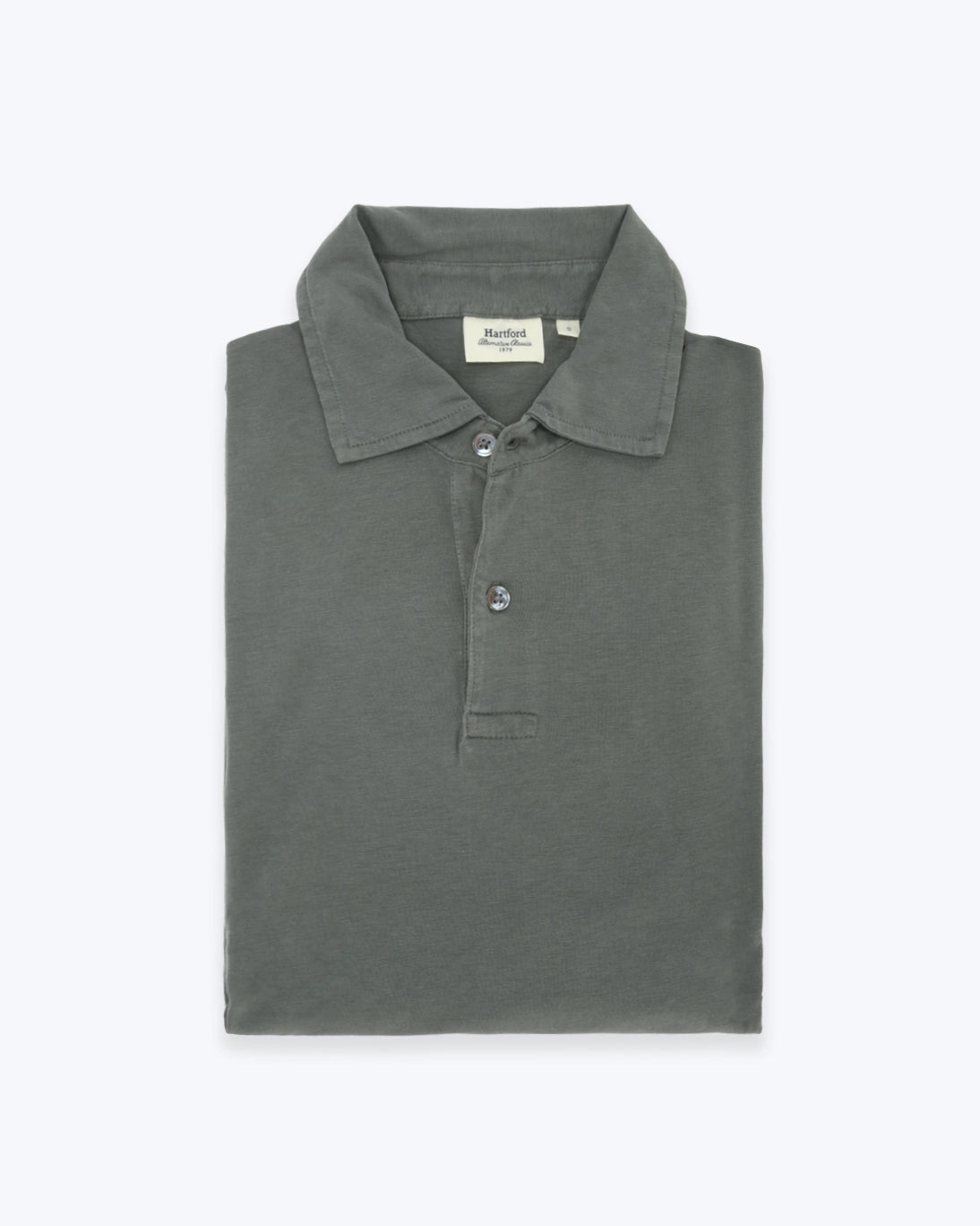 POLO DE MANGA LARGA AZUL HARTFORD