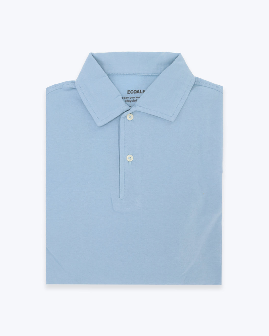 POLO PATRICK MANGA LARGA CELESTE ECOALF