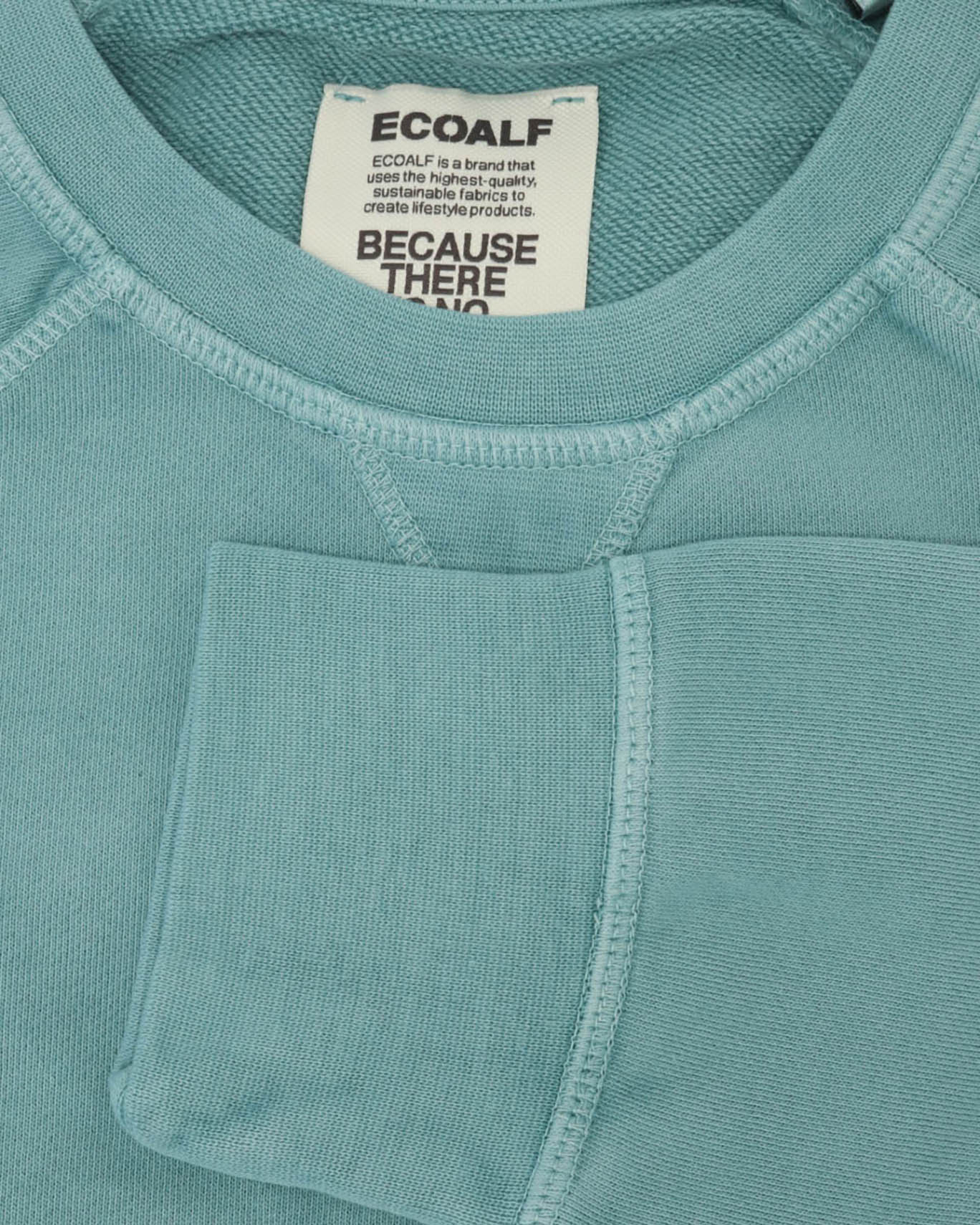 SUDADERA  ECOALF 609/VERDE AGUA / XXL