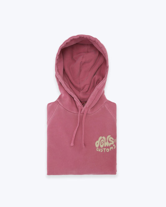 SUDADERA ROSA CON CAPUCHA DEUS