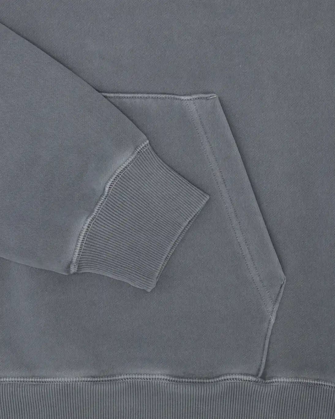 SUDADERA GRIS CON CAPUCHA DEUS