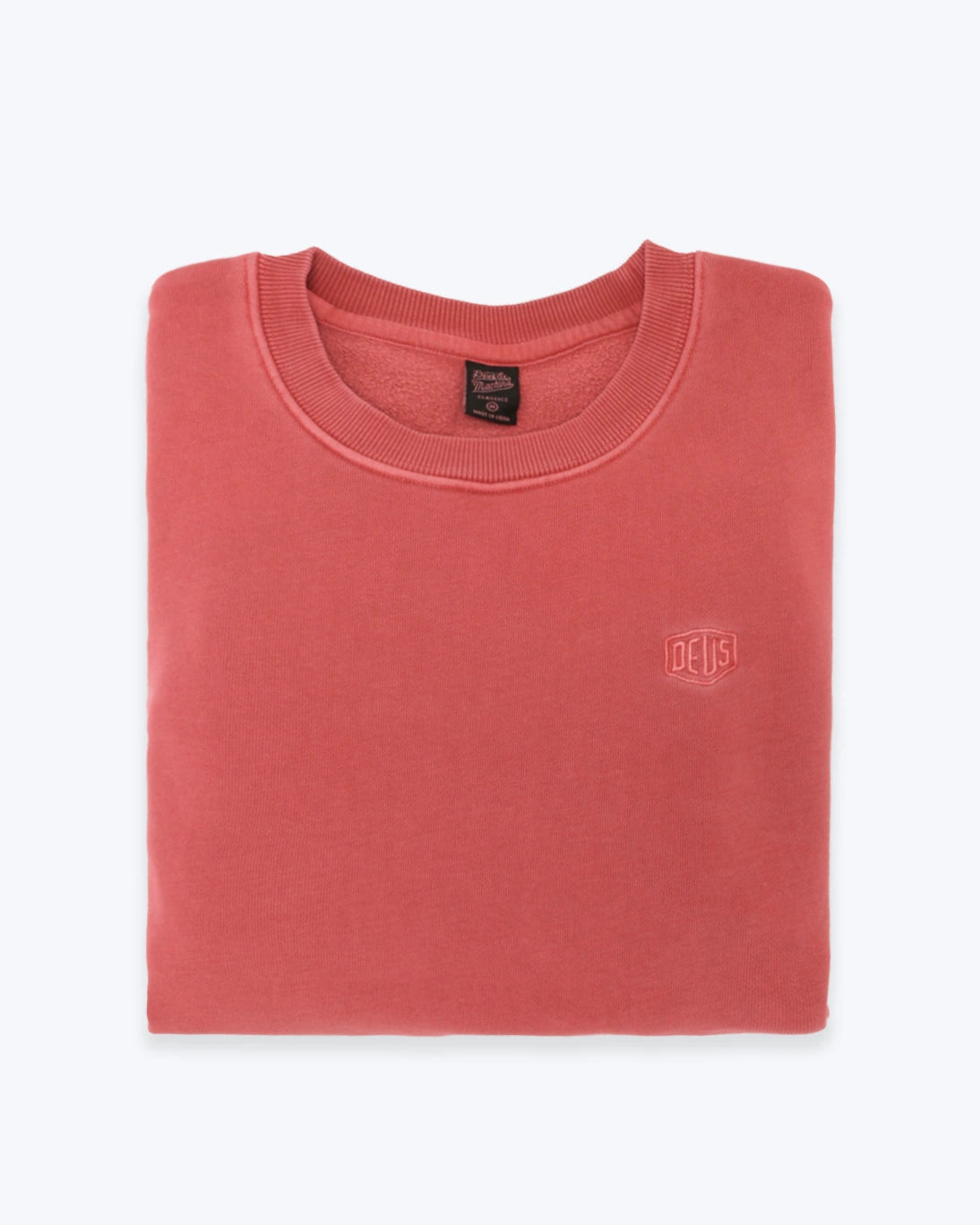 SUDADERA CON CUELLO REDONDO ROSA DEUS