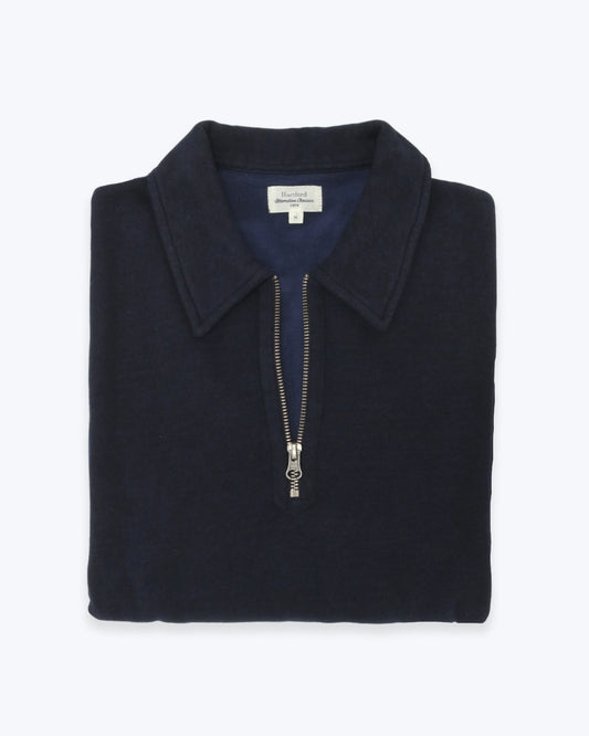 SUDADERA CON CUELLO POLO Y CREMALLERA HARTFORD