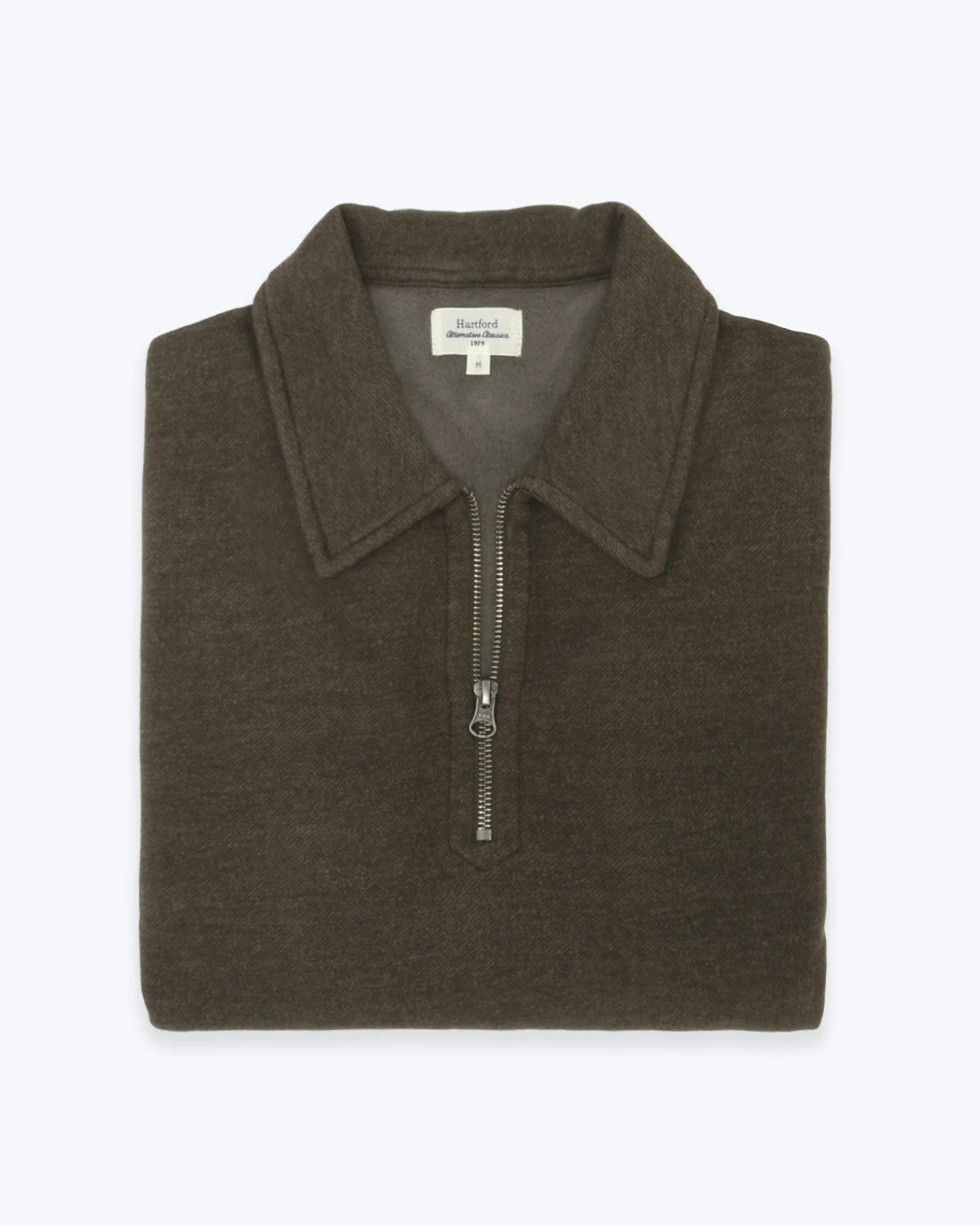 SUDADERA CON CUELLO POLO Y CREMALLERA HARTFORD