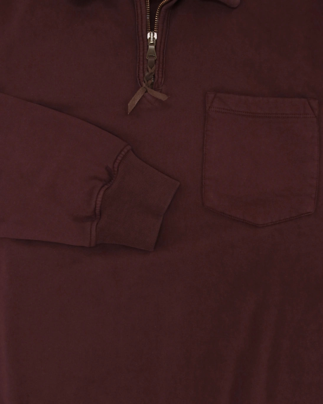 SUDADERA DE CUELLO POLO BURDEOS INTHEBOX