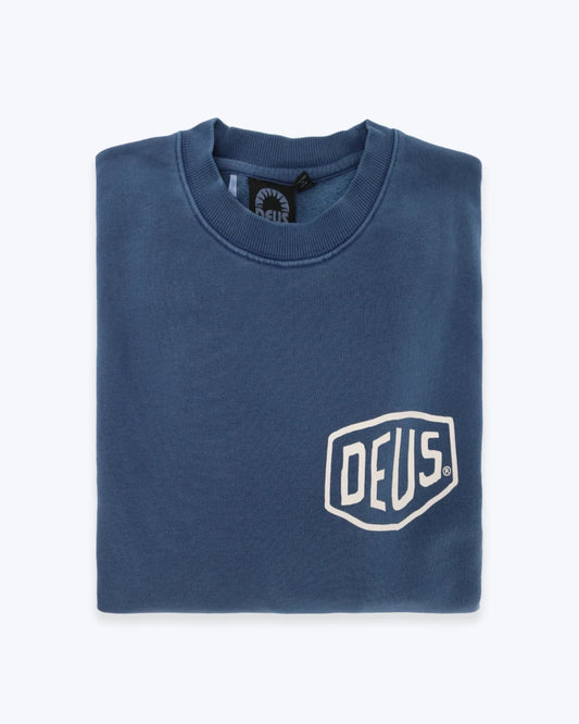 SUDADERA SHIELD AZUL DEUS