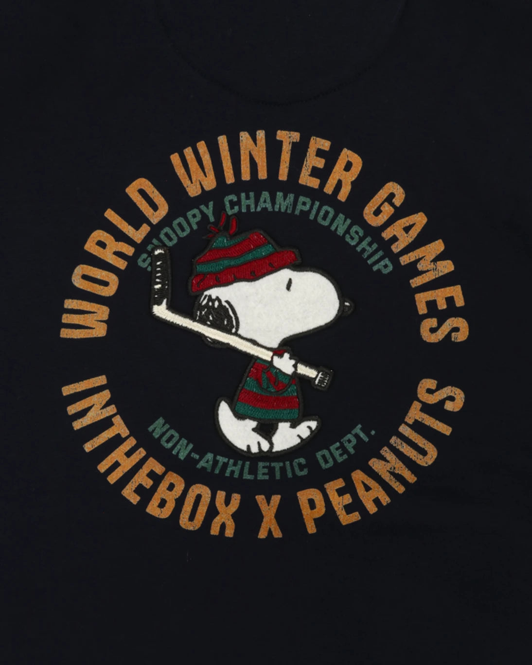 SUDADERA CON CAPUCHA SNOOPY AZUL MARINO INTHEBOX