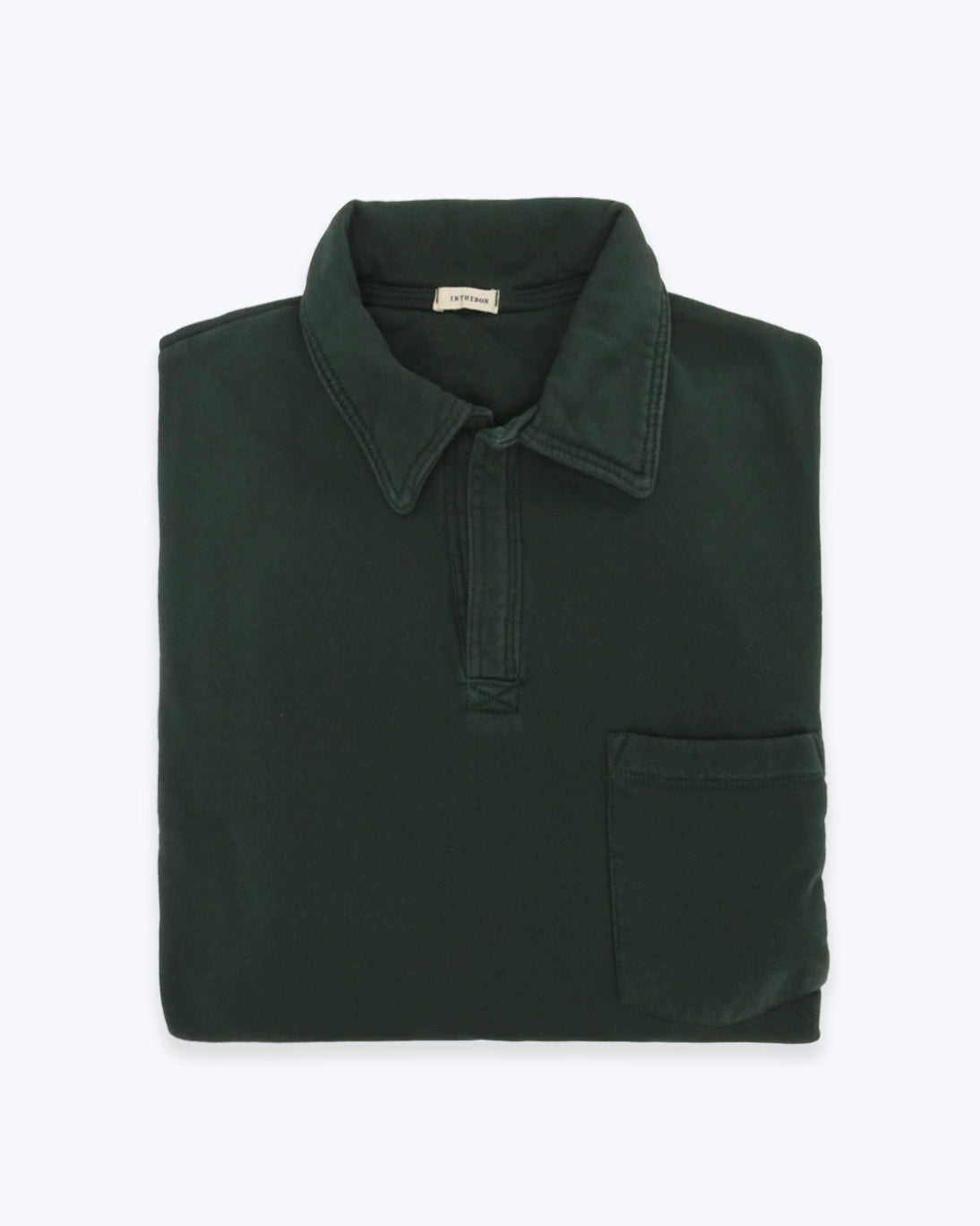 SUDADERA POLO VERDE OSCURO INTHEBOX