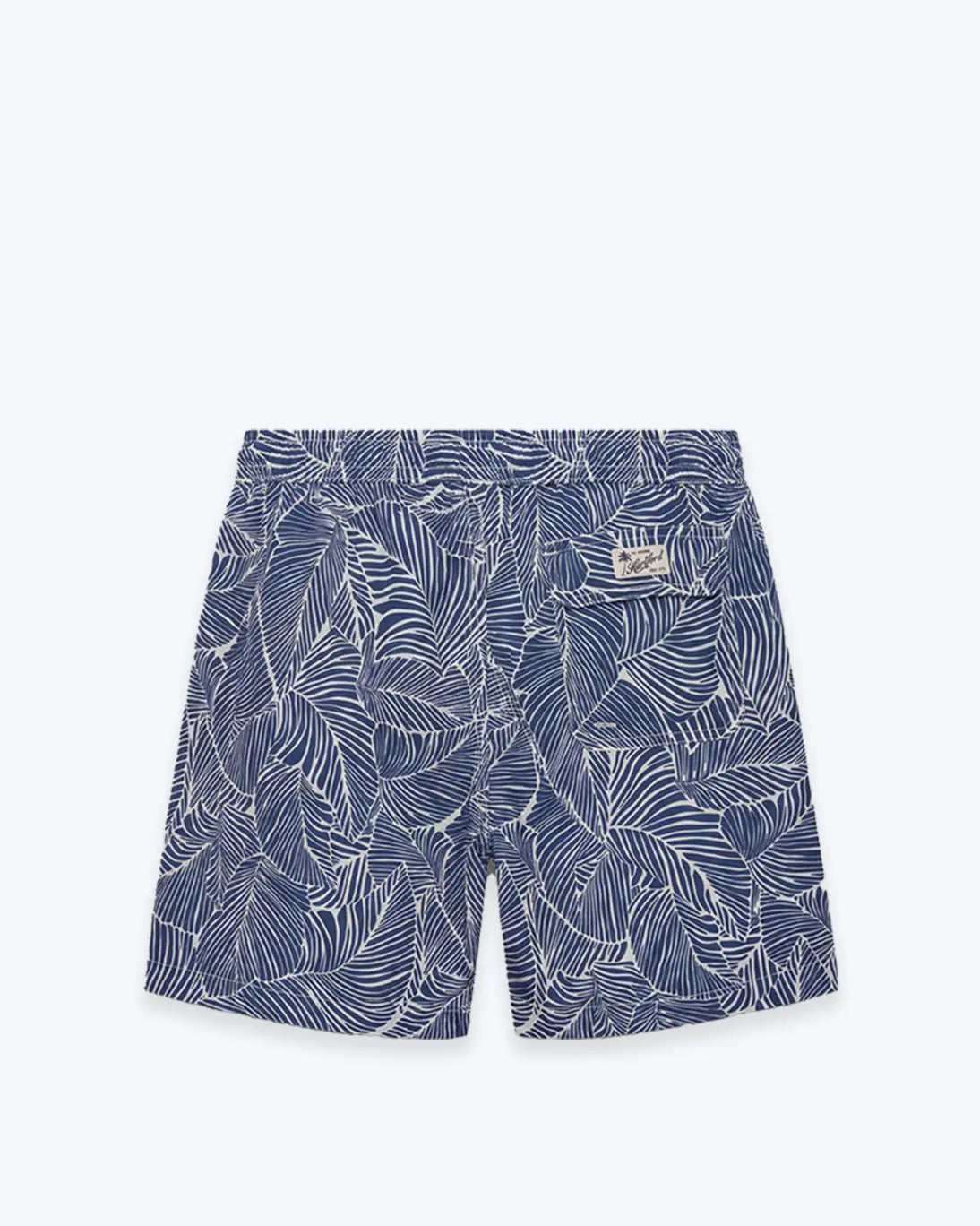 TRAJE DE BAÑO AZUL CON HOJAS HARTFORD