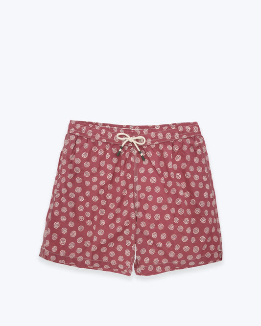 TRAJE DE BAÑO VINO ESTAMPADO HARTFORD