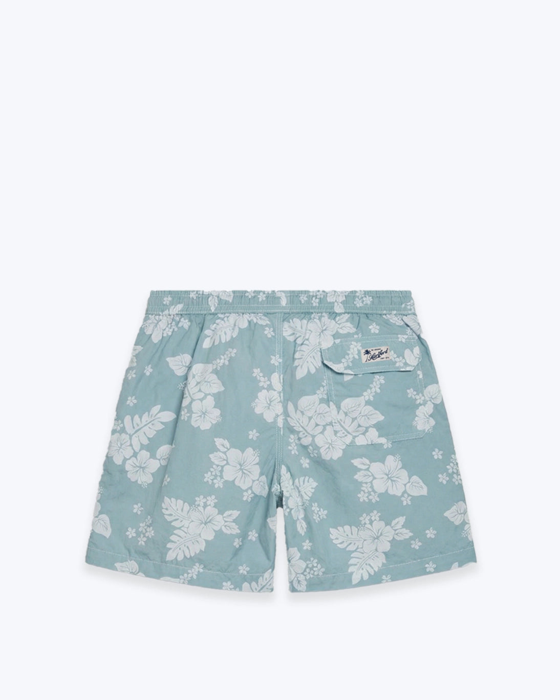 TRAJE DE BAÑO AZUL CLARO CON FLORES HARTFORD