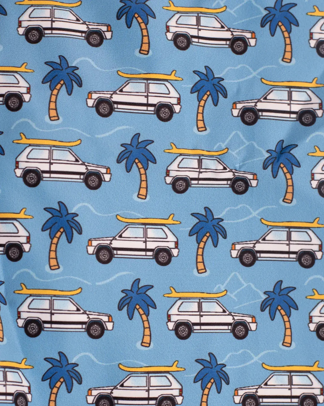 TRAJE DE BAÑO AZUL COCHES MC2