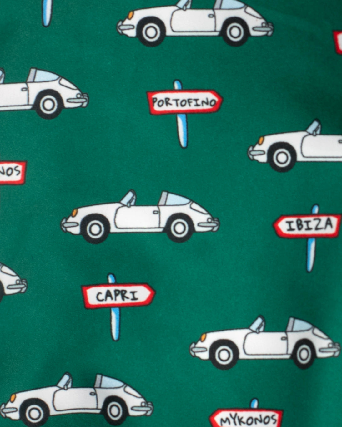 TRAJE DE BAÑO VERDE COCHES MC2