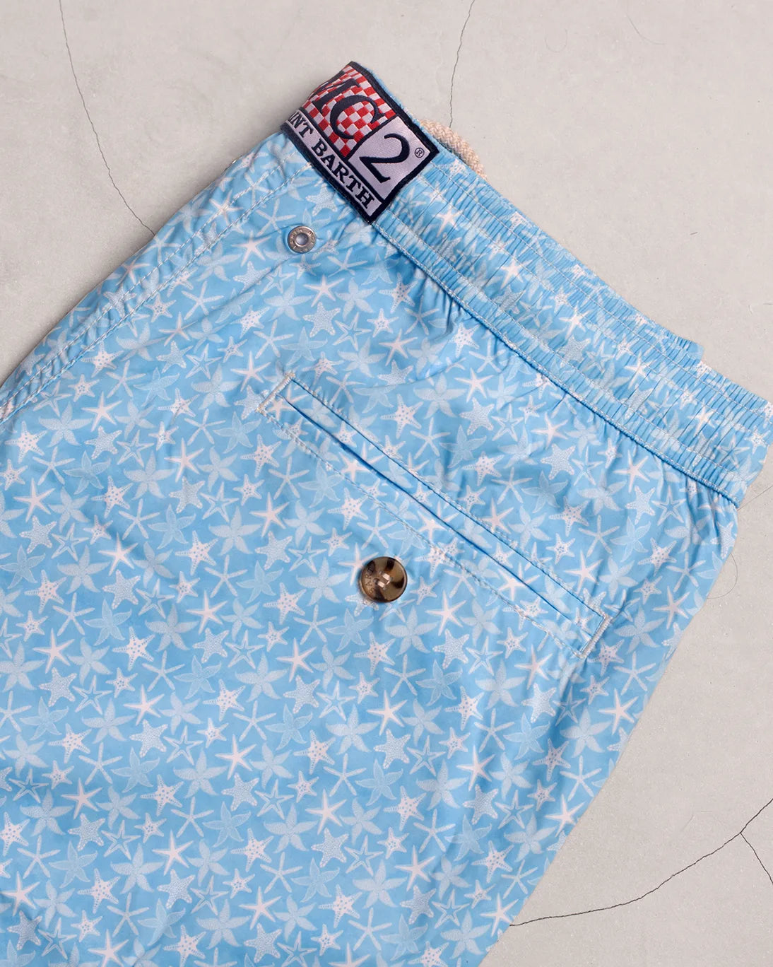 TRAJE DE BAÑO AZUL ESTRELLAS DE MAR MC2