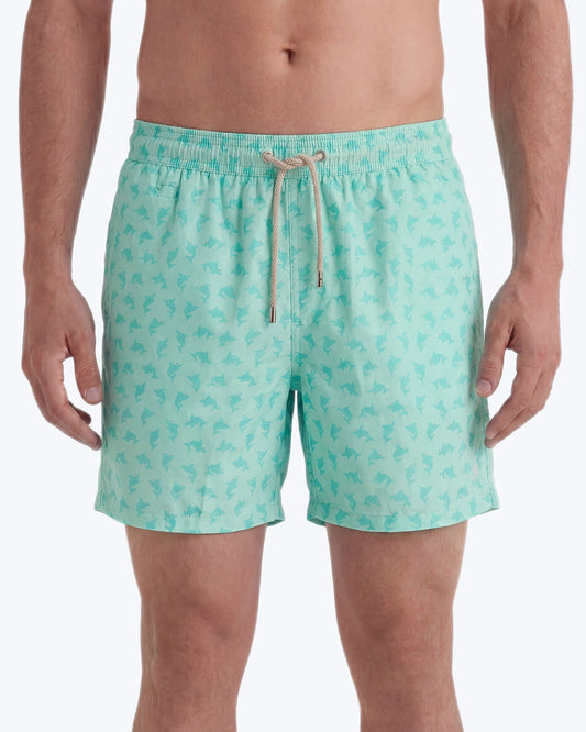 TRAJE DE BAÑO VERDE AGUA TIBURONES MC2