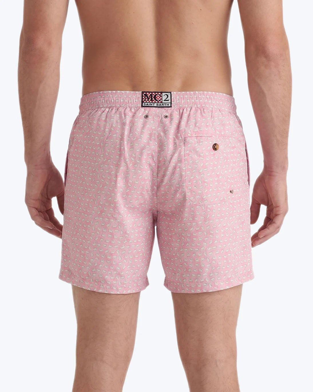TRAJE DE BAÑO ROSA CANGREJOS MC2