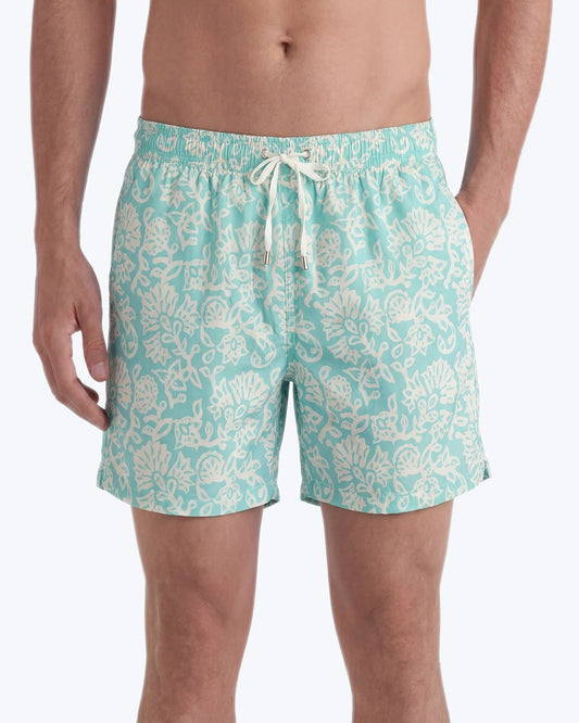 TRAJE DE BAÑO TURQUESA CON ESTAMPADO HOMEWARD