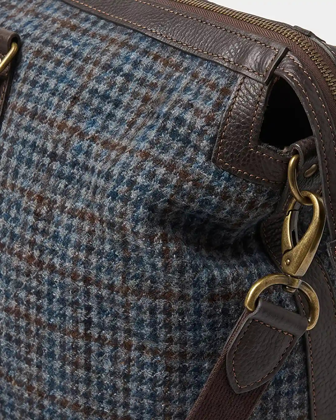 BOLSA DE VIAJE PRÍNCIPE DE GALES GRIS BONFANTI