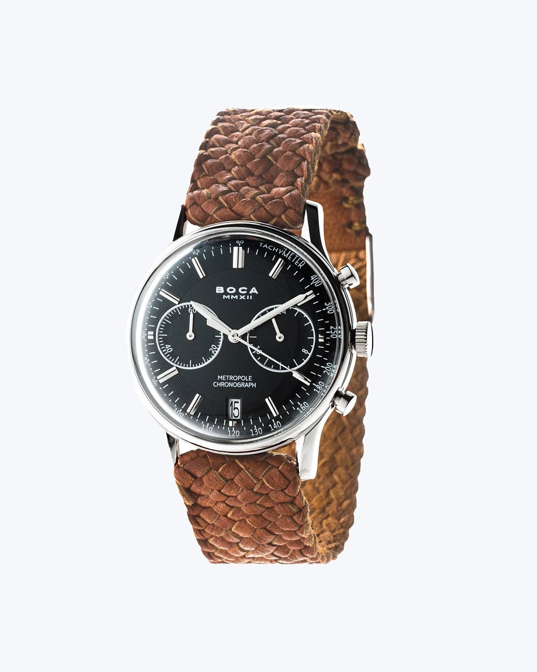 RELOJ ESFERA NEGRA BOCA