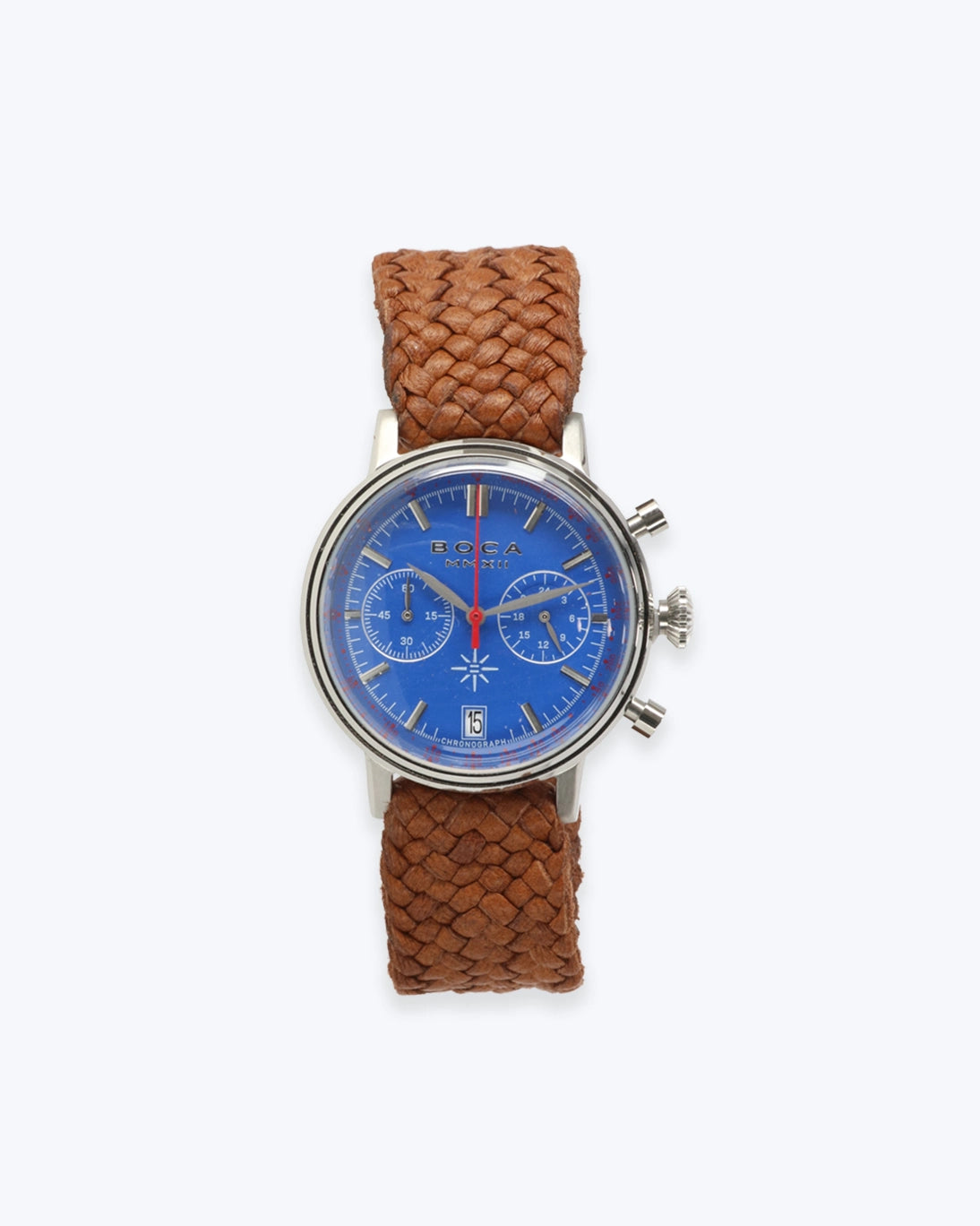 RELOJ MARRÓN BOCA