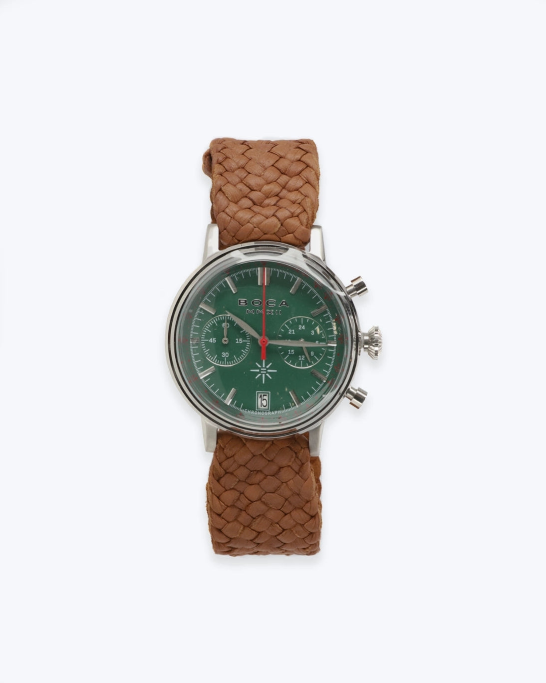 RELOJ ESFERA VERDE BOCA