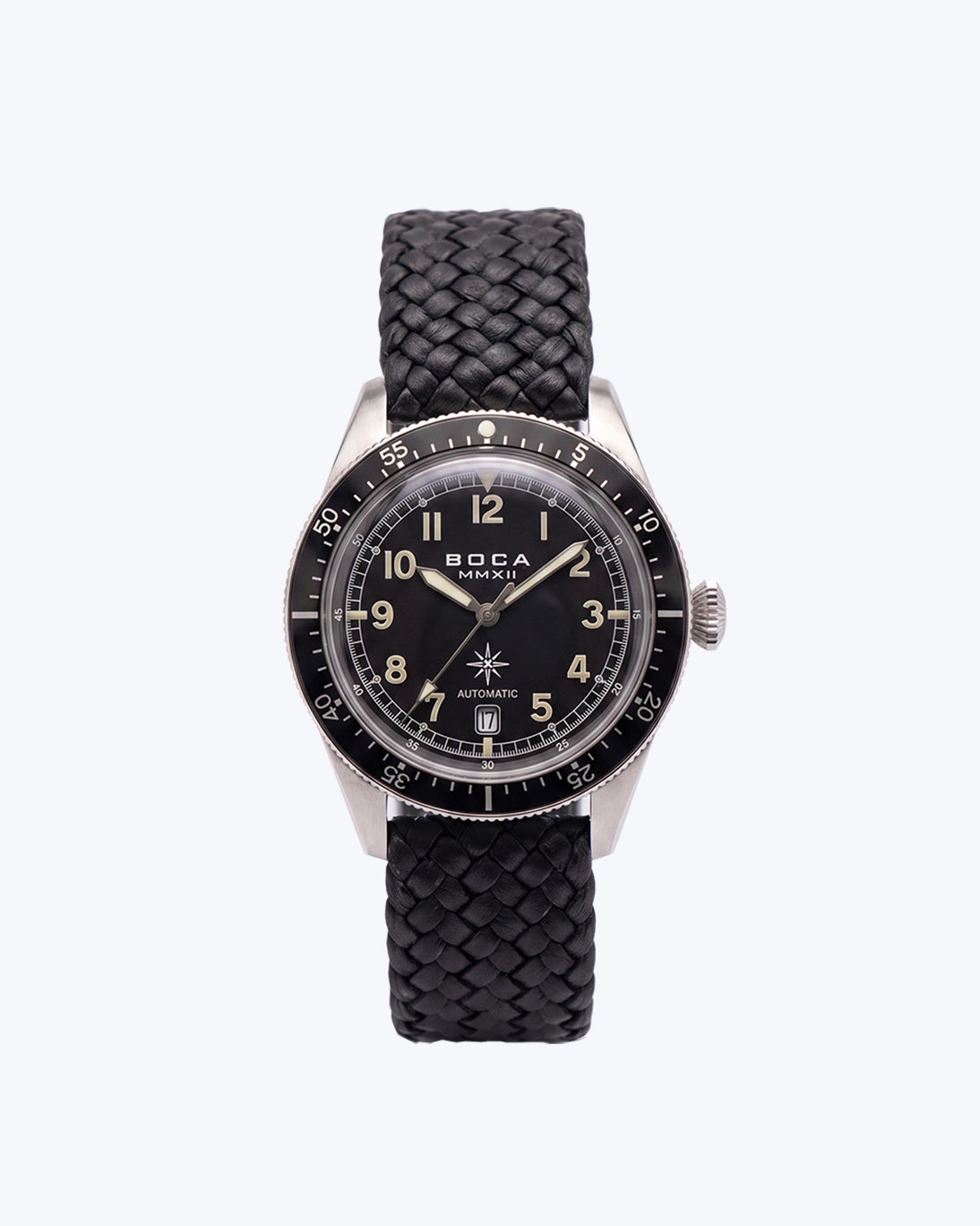 RELOJ NEGRO BOCA