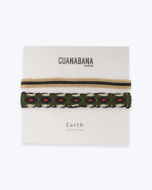 SET DE 2 PULSERAS GUANABANA