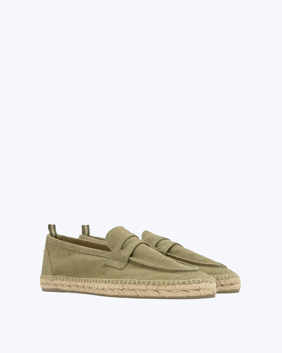ALPARGATAS MOCASÍN VERDE CLARO CASTAÑER