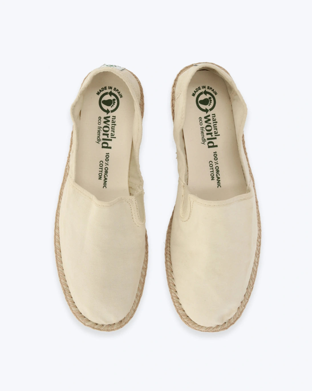 ALPARGATAS BEIGE CLARO NATURAL WORLD